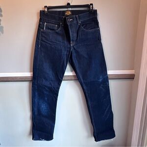Brave Star The True Straight Selvedge Denim USA Made Jeans raw hem